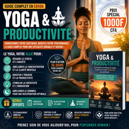 Pack YOGA & Productivité – Méditation, Exercice & Conseils.