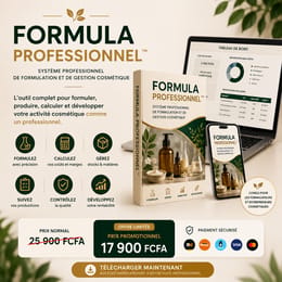 Formula Professionnel™ - Basées sur vos résultats Formula Finance" Tableau de bord financier avancé