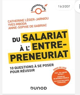 Du salariat a l'entrepreneuriat