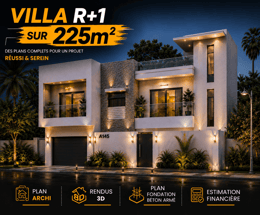 Villa R+1 (Dimension :  225m²)