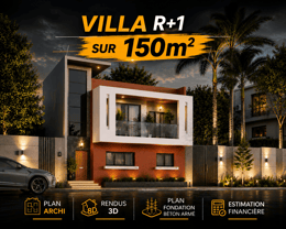 Villa R+1 (Dimension : 150m²)