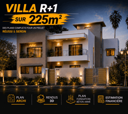 Villa R+1 (Dimension : 225 m²)