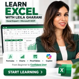 Master Excel professionally, even if you are starting from scratch.