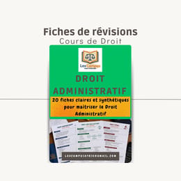 Pack Cours Droit Administratif - 20 Fiches de Révision | Programme Afrique  Francophone