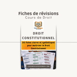 Pack Cours Droit Constitutionnel - 20 Fiches de Révision | Programme Afrique  Francophone