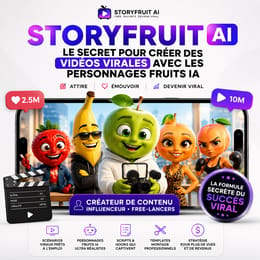 STORY FRUITS AI : Le système pour créé des vidéos virales avec les personnages fruits AI