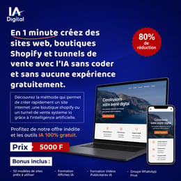🚀 Créez un Site Internet Professionnel en 1 Minute Grâce à l'Intelligence Artificielle