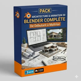 👷Pack Blender ArchViz Complet (0 → Pro)Formation Complète