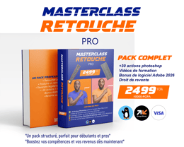 MASTERCLASS RETOUCHE PRO - ACTIONS PHOTOSHOP + TUTORIELS VIDEO