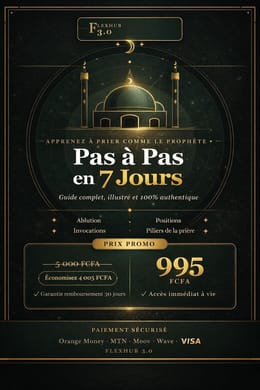 Apprenez à prier comme le Prophète ﷺ, pas à pas, en seulement 7 jours : guide authentique.
