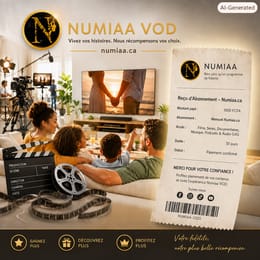 NUMIAA – Bouquet Afrique | 1 Mois – Accès Illimité | Films, Séries, Musique & Podcasts