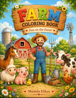 Farm coloring book