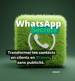 Transformer tes contacts WhatsApp en clients en 21 jours.