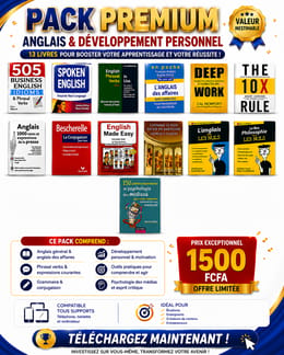 PACK PREMIUM : 12 livres pour booster votre apprentissage et  votre réussite !