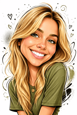 CARICATURE FEMME