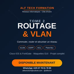 Routage & VLAN — Commuter, router et sécuriser un réseau d'entreprise