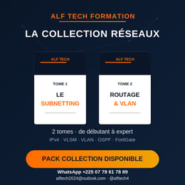 Pack Réseau Complet — Subnetting + Routage & VLAN (2 ebooks)