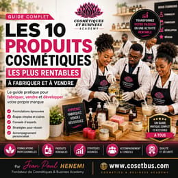 LES 10 PRODUITS COSMÉTIQUES LES PLUS RENTABLES À FABRIQUER ET À VENDRE