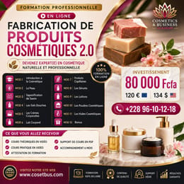 Créez Vos Produits Cosmétiques Pro – Boostez Vos Revenus en 30 Jours