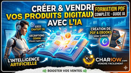 Finissez de perdre du temps : Créez et vendez vos produits digitaux grâce à l'IA