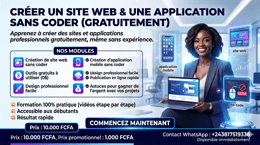 CRÉER UN SITE WEB & UNE APPLICATION SANS CODER (100% GRATUIT)