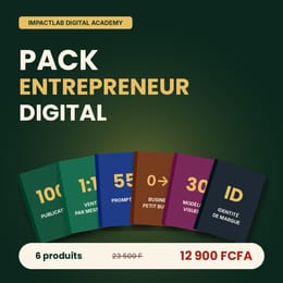 Pack Entrepreneur Digital : les 6 outils pour lancer et développer ton business