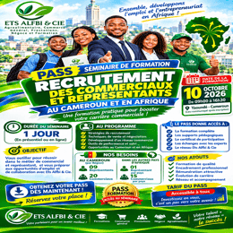 PASS DU SEMINAIRE DE FORMATON RECRUTEMENT COMMERCIAUX ET REPRESENTANT