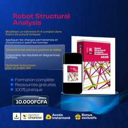Formation Robot Structural Analysis – cas pratique :Étude et Dimensionnement d’un Bâtiment R+4