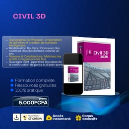 Conception et réalisation d'infrastructures routières avec CIVIL 3D