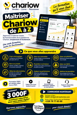 Maîtriser Chariow de A à Z : Utiliser toutes les fonctionnalités de la plateforme