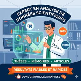 Analyse des données de recherche scientifique