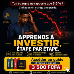 Pack BRVM Premium — Les 3 Tomes pour bâtir ta liberté financière