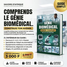 Devenir Ingénieur Biomédical au Burkina Faso : le guide complet de la Licence au Master