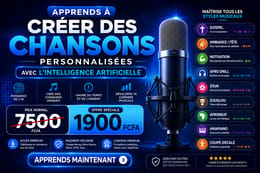 Pack IA Musique : Apprends à créer des chansons exceptionnelles avec IA
