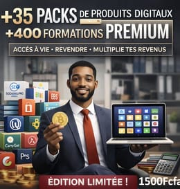 35 Packs de produits digitaux + 400 formation