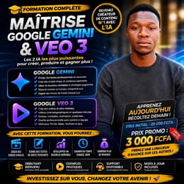 🚀 FORMATION GOOGLE GEMINI + GOOGLE VEO 3 — LE PACK IA QUI CHANGE TOUT 🚀