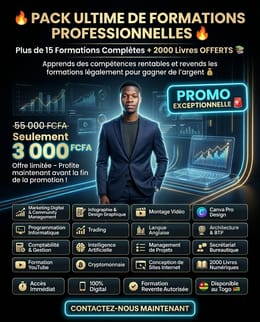 🚨🔥 PACK ULTIME DE FORMATIONS PROFESSIONNELLES 🔥🚨
