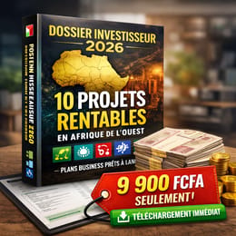 DOSSIER INVESTISSEUR 2026 10 business rentables pour générer 100 000 à 500 000 FCFA/mois