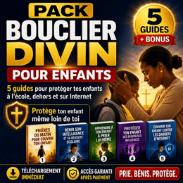 Pack Bouclier Divin : 10 Guides Pour Mieux Prier Pour Tes Enfants, Leur École Et Leur Avenir