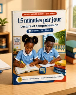 15 minutes par jour : Lecture et compréhension 5ème année – Objectif CEP – Mois 1