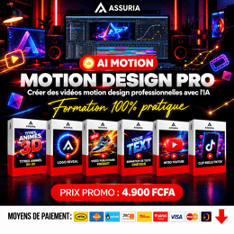 IA MOTION: Créer des vidéos motion design professionels+ Montage Vidéo Pro avec l'IA