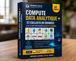 Pack Pro Data Analytique et Data Science + Tous les Logiciels Inclus avec un Certificat