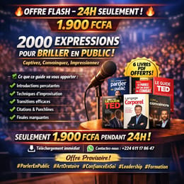 Plus de 2000 Expressions pour mieux parler en public.