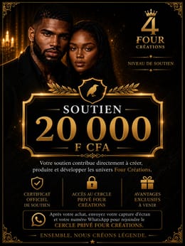 🔥Certificat officiel de soutien – 20 000 FCFA