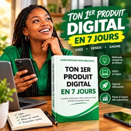 Ton 1er produit digital en 7 jours
