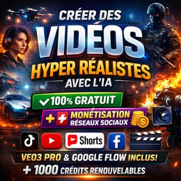 🎬 CRÉER DES VIDÉOS HYPER RÉALISTES AVEC L’IA – 100% GRATUIT + MONÉTISATION RÉSEAUX SOCIAUX