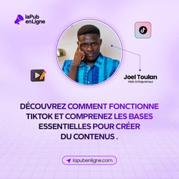 Formation à la création de contenu sur TikTok.