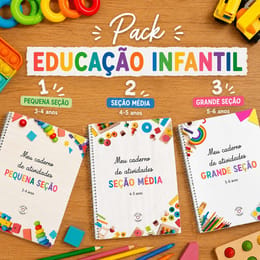 🫧ESPECIAL PRÉ-ESCOLAR: Coleção Completa – 4 livretos + 1 BRINDE 🫧 (PT)