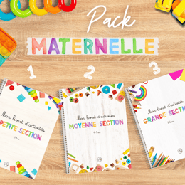 🫧SPÉCIAL MATERNELLE: Collection Complète 4 Livrets + 1 KDO 🫧(FR)
