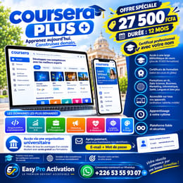 OBTENEZ COURSER'A+ PENDANT 12 MOIS ( COMPTE PRIVÉ & PERSONNEL )